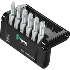 Wera 6 Piece Mini-Check Pozi Screwdriver Bit Set Wera 6 Piece Mini-Check Pozi Screwdriver Bit Set