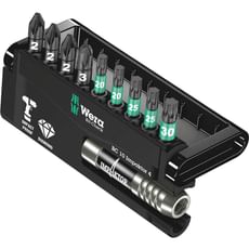 Wera 10 Piece Bit-Check Impaktor Screwdriver Bit and Holder Set Wera 10 Piece Bit-Check Impaktor Screwdriver Bit and Holder Set