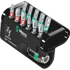 Wera 12 Piece Bit-Check Bitorsion Screwdriver Bit and Holder Set
