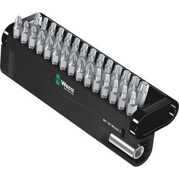 Wera 30 Piece Bit-Check Wood Screwdriver Bit Set