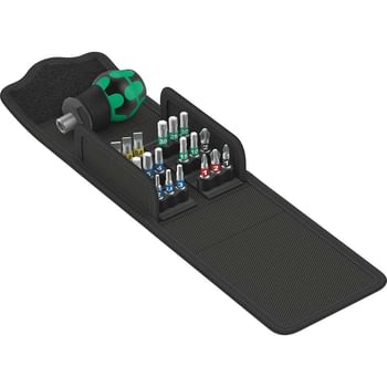Wera Kraftform Kompakt Stubby Screwdriver and 18 Piece Bit Set
