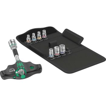 Wera Kraftform Kompakt 400 RA 9 Piece 1/4" Drive Socket Set Imperial