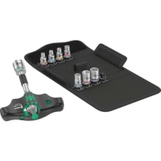 Wera Kraftform Kompakt 400 RA 9 Piece 1/4" Drive Socket Set Imperial Wera Kraftform Kompakt 400 RA 9 Piece 1/4" Drive Socket Set Imperial