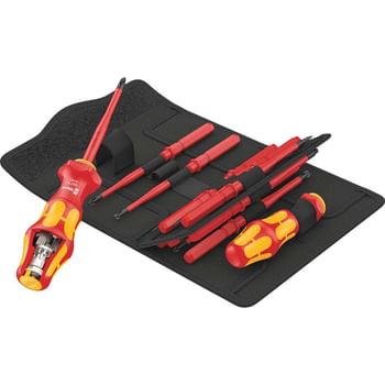 Wera Kraftform Kompakt Turbo 16 Piece VDE Insulated Screwdriver Set Wera Kraftform Kompakt Turbo 16 Piece VDE Insulated Screwdriver Set