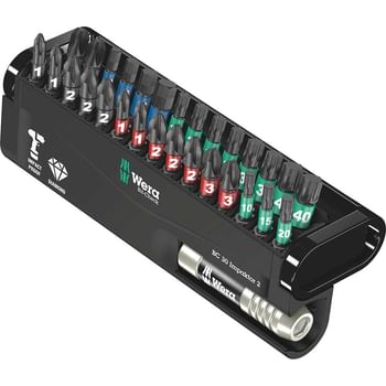 Wera Impaktor 30 Piece Bit-Check Impact Screwdriver Bit Set
