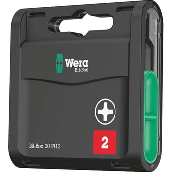Wera Bit-Box Extra Hard Phillips Screwdriver Bits