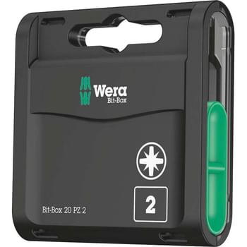 Wera Bit-Box Extra Hard Pozi Screwdriver Bits