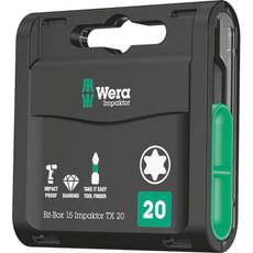 Wera Bit-Box Impaktor Torx Screwdriver Bits Wera Bit-Box Impaktor Torx Screwdriver Bits