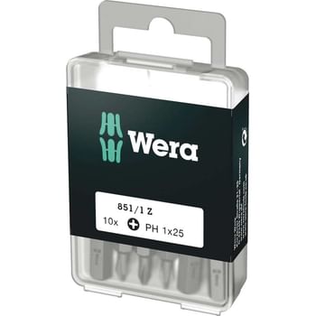 Wera 851/1Z SB Tough DIY Phillips Screwdriver Bits