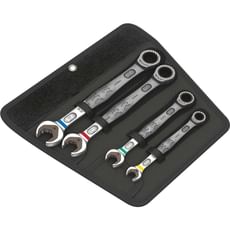 Wera 4 Piece Joker Ratchet Combination Spanner Set Metric