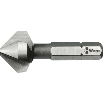 Wera 846 Hex Shank Triple Flute Countersink