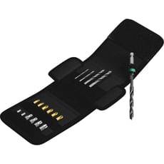 Wera 18 Piece 1/4" Hex Shank Wood Drill and Screwdriver Bit Set