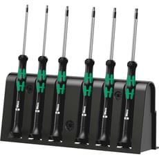 Wera 6 Piece 2067/6 Kraftform Micro Security Torx Screwdriver Set