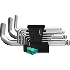 Wera 950PKS SM N 9 Piece Hex Allen Key Set Wera 950PKS SM N 9 Piece Hex Allen Key Set