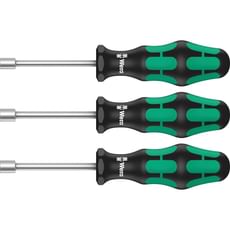 Wera 3 Piece 395 H0/3 Toilet Seat Nutspinner Set