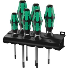 Wera 6 Piece Kraftform Plus 367/6 BO Torx Screwdriver Set