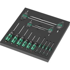 Wera 9712 14 Piece Torx Screwdriver Set in Foam Insert Tray Wera 9712 14 Piece Torx Screwdriver Set in Foam Insert Tray