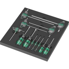 Wera 9713 12 Piece Hexagon Screwdriver Set in Foam Insert Tray Wera 9713 12 Piece Hexagon Screwdriver Set in Foam Insert Tray