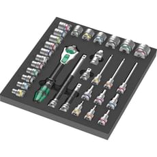 Wera 9722 Zyklop 31 Piece 1/2" Drive Socket Set in Foam Insert Tray Wera 9722 Zyklop 31 Piece 1/2" Drive Socket Set in Foam Insert Tray