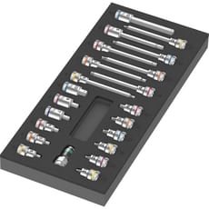 Wera 9723 Zyklop 22 Piece 3/8" Drive Hex and Torx Socket Bit Set Wera 9723 Zyklop 22 Piece 3/8" Drive Hex and Torx Socket Bit Set