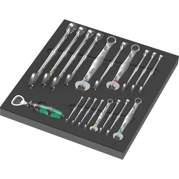 Wera 6003 Joker 19 Piece Combination Spanner Set 1 in Foam Insert Tray