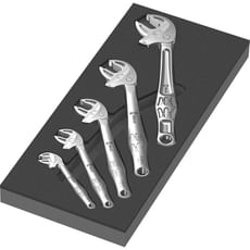 Wera 6004 Joker 5 Piece Adjustable Spanner Set 1 in Foam Insert Tray Wera 6004 Joker 5 Piece Adjustable Spanner Set 1 in Foam Insert Tray