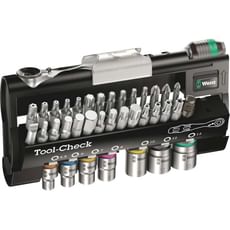 Wera 38 Piece 1/4" Drive Tool-Check Automotive 1 Socket Set Wera 38 Piece 1/4" Drive Tool-Check Automotive 1 Socket Set