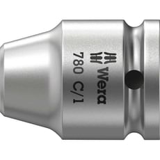Wera 780C/1S Extra Strong 1/2" Square Drive to 1/4" Hex Screwdriver Bit Holder
