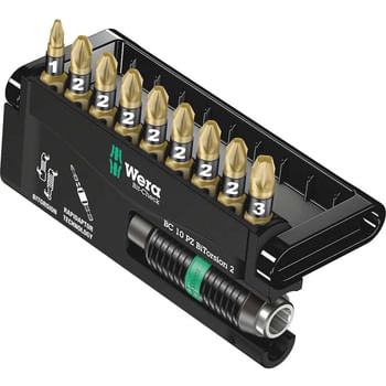 Wera 10 Piece Bit-Check Bitorsion Pozi Screwdriver Bit Set