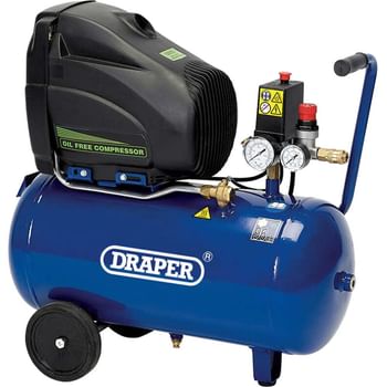 Draper DA25/1851C Oil Free Air Compressor 24 Litre