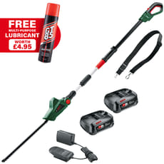 Bosch UNIVERSALHEDGEPOLE P4A 18v Cordless Telescopic Pole Hedge Trimmer 430mm