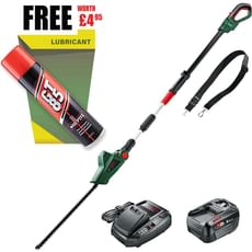 Bosch UNIVERSALHEDGEPOLE P4A 18v Cordless Telescopic Pole Hedge Trimmer 430mm