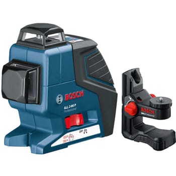 Bosch GLL 2-80 P Multi Line Self Levelling Laser Level + BM1 Wall Mount