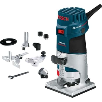 Bosch GKF 600 1/4" Compact Fixed Base Palm Router