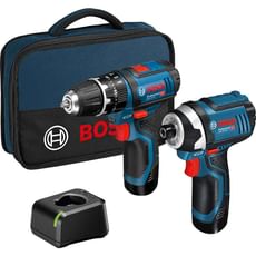 Bosch GSB 12 V-15 + GDR 12 V-105 Cordless Twin Pack Set