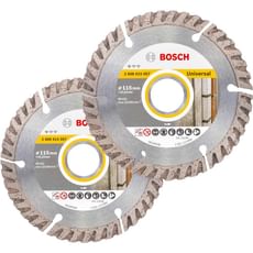 Bosch 2 Piece 115mm Diamond Blade Set Bosch 2 Piece 115mm Diamond Blade Set