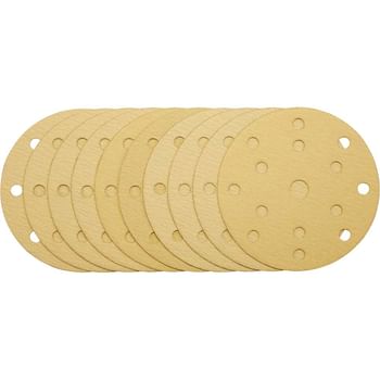 Draper Gold Hook and Loop Sanding Discs 150mm