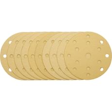 Draper Gold Hook and Loop Sanding Discs 150mm Draper Gold Hook and Loop Sanding Discs 150mm