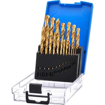 Draper 19 Piece HSS TiN Drill Bit Set