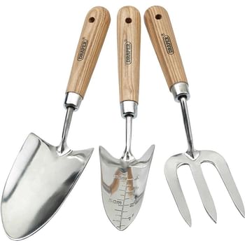 Draper Expert 3 Piece Stainless Steel Hand Fork and Trowel Set
