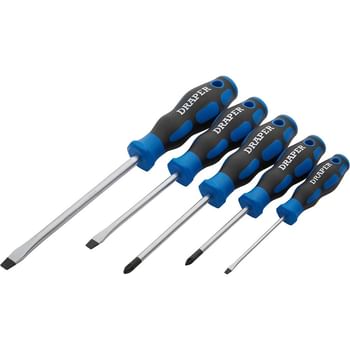 Draper 5 Piece Soft Grip Screwdriver Set