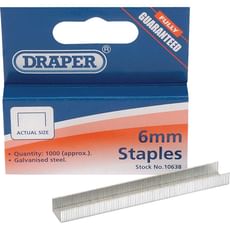 Draper Steel Staples for 10637 Hand Tacker Draper Steel Staples for 10637 Hand Tacker