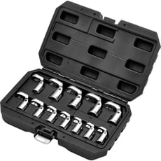 Draper 12 Piece 3/8" Drive Flexible Crowfoot Socket Wrench Set