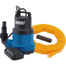 Draper PTK/SUB3 Submersible Clean Water Pump and Layflat Hose Kit Draper PTK/SUB3 Submersible Clean Water Pump and Layflat Hose Kit