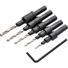 Draper 5 Piece Countersinking Drill Bit Set  Draper 5 Piece Countersinking Drill Bit Set