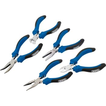 Draper 5 Piece Soft Grip Mini Plier Set