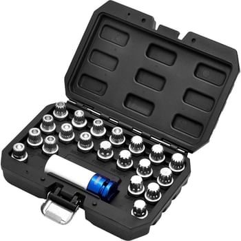 Draper 21 Piece 1/2" Drive Locking Wheel Socket Set for BMW Vehicles