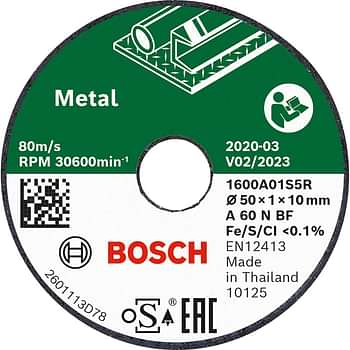 Bosch Bonded Cutting Disc for EASYCUTandGRIND Price Comparisons | Compare The Build