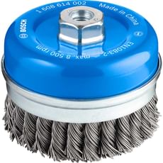 Bosch 0.8mm Knotted Steel Wire Cup Brush
