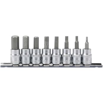 Draper 8 Piece 3/8" Drive Hexagon Socket Bit Set